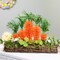 Northlight Standing Carrots on Floral Foliage Twig Log Easter Decoration - 2"
